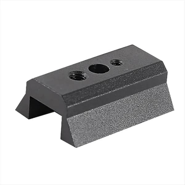 Пластина "Dovetail" Rail Plate для искателя телескопа. База-прокладка для крепления/адаптер, алюминий/черный
