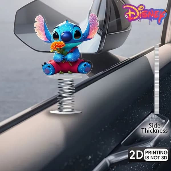 1 деталь акрилового пружинного пюпитра-качалки марки Disney Stitch из акрила