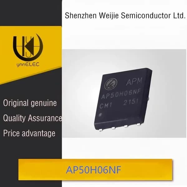 AP50H06NF микросхема MOS-полевого транзистора с двумя N-каналами, 60 В, 50 А, маркировка DFN-5X6