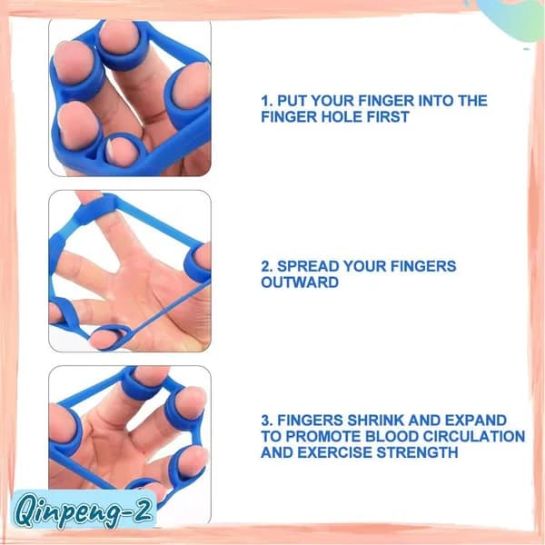 Силиконовые кольца для тренировки пальцев, улучшение силы и гибкости для реабилитации рук