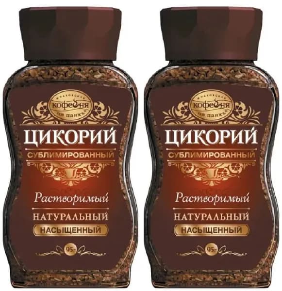 Московская кофейня на паяхъ Цикорий насыщенный сублимированый 95 г 2 уп