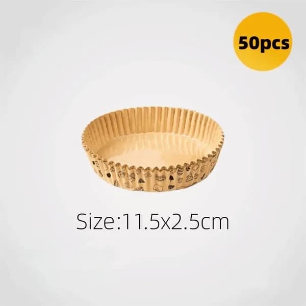 Форма для запекания, выпечки 11.5 см 50 шт светло-коричневый