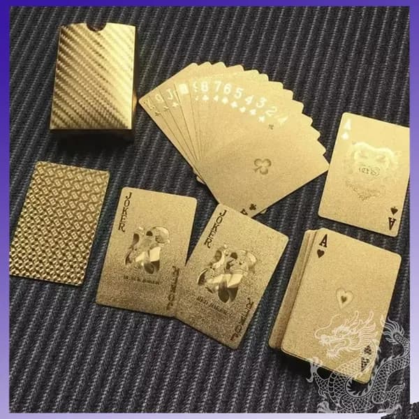 Карты Неоновые Игральные 54 Шт, / Подарочные Для Покера, Карточных Игр,водонепроница