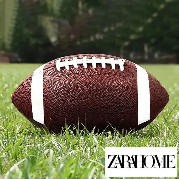 ZARA HOME Мяч для регби, коричневый