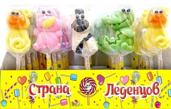 Леденец "Сафари мини" 15гр в шоу-боксе