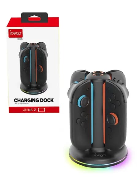 Зарядная станция для 4х контроллеров Joy-Con Nintendo Switch 2 (iPega PG-SW2052)