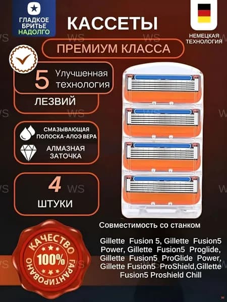 Качественный сменный блок для бритья