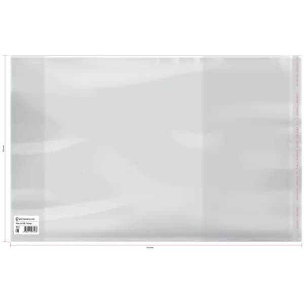 Обложка ПЭ ArtSpace 300*580мм. 90мкм, д/учеб. и тетр. А4/конт. карт, PET 300.90