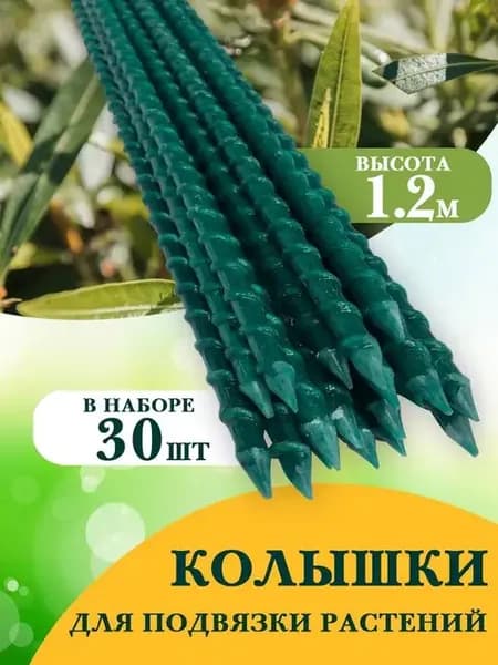 Колышки для растений цветов, комнатных и садовых, набор 30шт