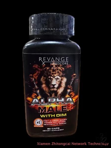 Revange Nutrition; Alpha Male with DIM, 90 капсул Бустер тестостерона Повышение либидо и усиление мужской силы