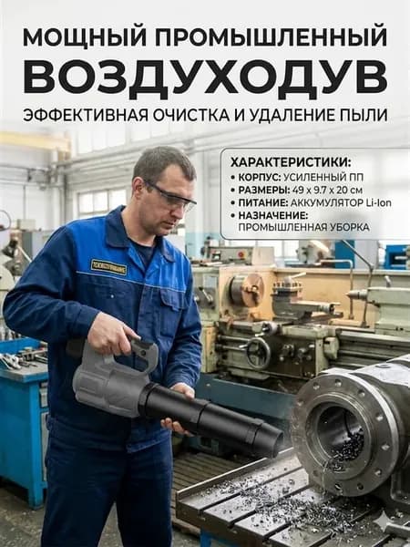 Промышленный штормовой пистолет для снега и пыли