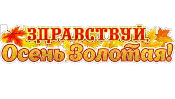 ФДА.card Плакат "Плакат-растяжка "Здравствуй, осень золотая!", украшение на доску на праздник осени", 100 см х 22 см
