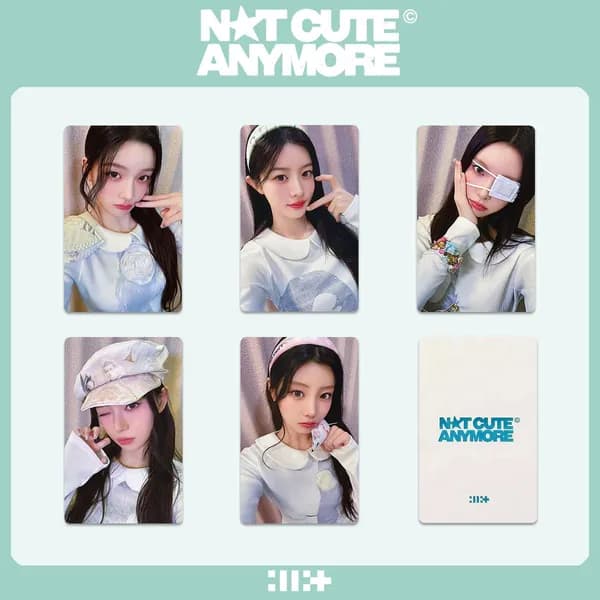 ILLIT Карточки NOT CUTE ANYMORE k-pop карточки коллекционные 5.4*8.6cm 5 шт