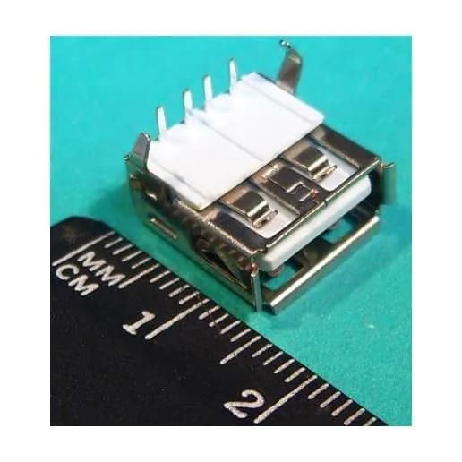 Разъем USB Гнездо на плату USBA-1J-BR