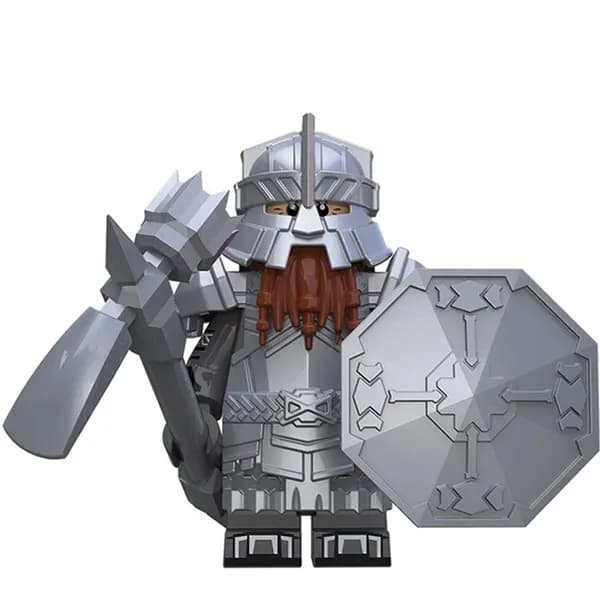 Фигурка Lord of the Rings Властелин Колец, воин гном, конструктор