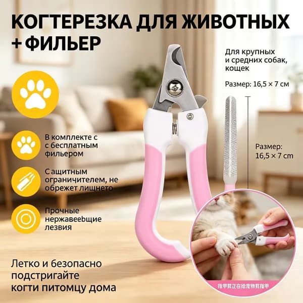 Кусачки Для Ногтей Для Домашних Животных