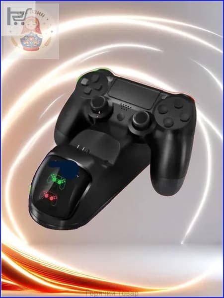 Зарядная станция TP4-889 для двух геймпадов PS4, с быстрой зарядкой и индикацией