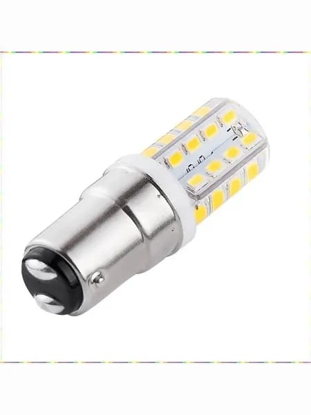 Светодиодная лампочка BA15D для швейной машинки, 220V.