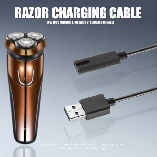 Адаптер питания для бритвы FLYCO FS371 372 373 871 339 375 с USB-кабелем, бытовая электроника (черный)