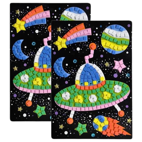 2PCS 3D мозаика головоломка