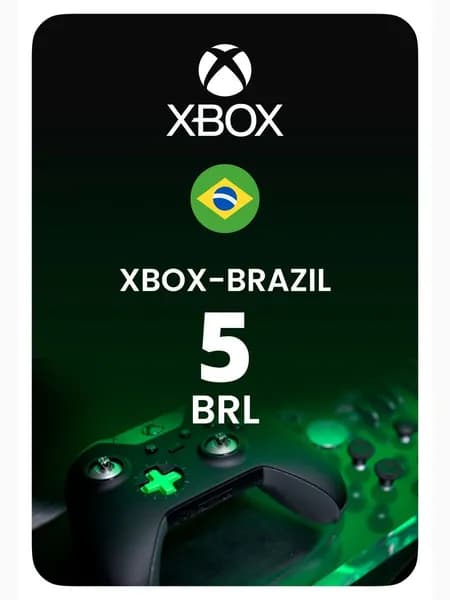 Карта пополнения Xbox - Бразилия 5 BRL