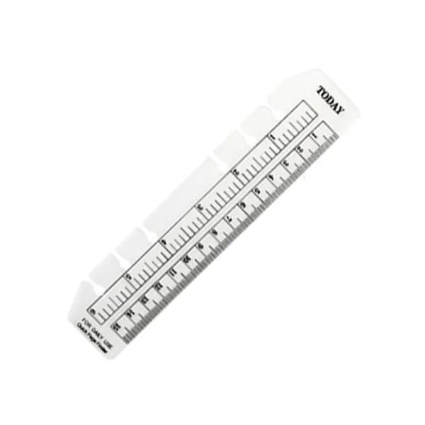 Линейка PVC 6 отверстий для ежедневника A5/A6, Четкий - A6