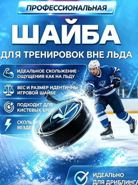 Шайба хоккейная, 1 шт