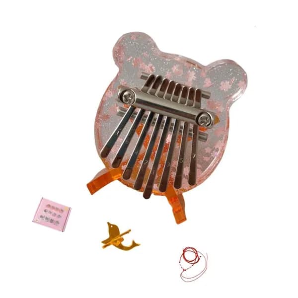 Портативный акриловый 8-клавишный калимба, 2
