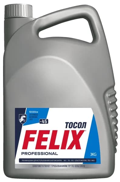 Тосол FELIX Стандарт, -45С, 3кг