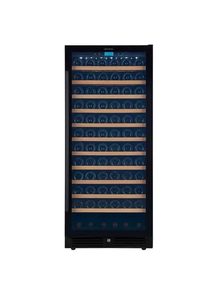 Винный шкаф Cellar Private CP127-1TB, встраиваемый, однотемпературный, 127бут, черный.