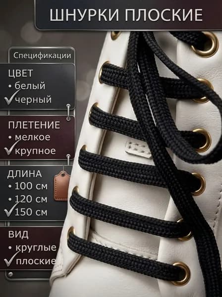 Шнурки 2 шт