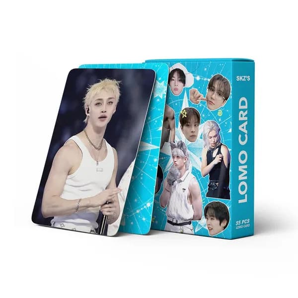 KPOP 55шт/коробка Straykids Фотокарточки Sexy Muscles LOMO Card