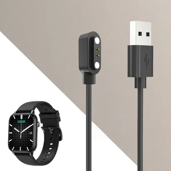 Магнитный USB-кабель 0,6 м для быстрой зарядки, подходит для COLMI C60/C61/I20