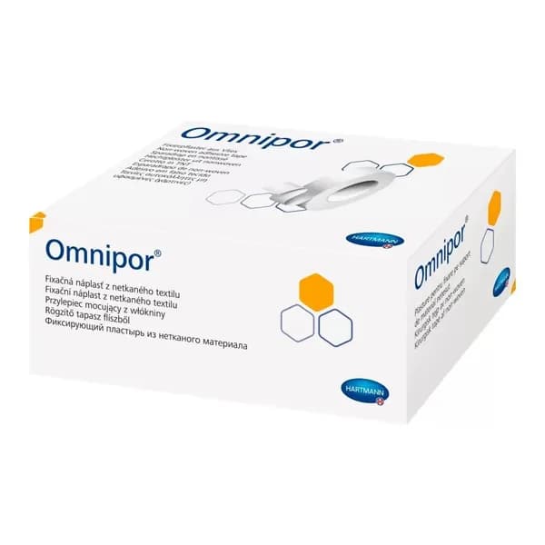 Пластырь Omnipor гипоаллергенный нетканый 2,5 см 5 м белый 9005241