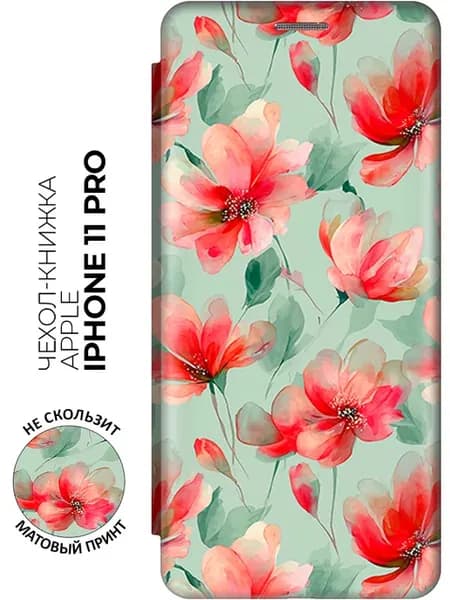 Чехол на Apple iPhone 11 Pro с цветами