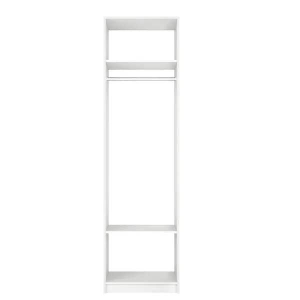 Гардеробная система: Корпус-штанга/полки, 60x51x220 см. Белый снег
