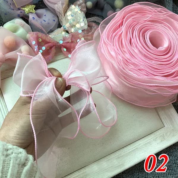 Лента рыбий хвост для упаковки подарков