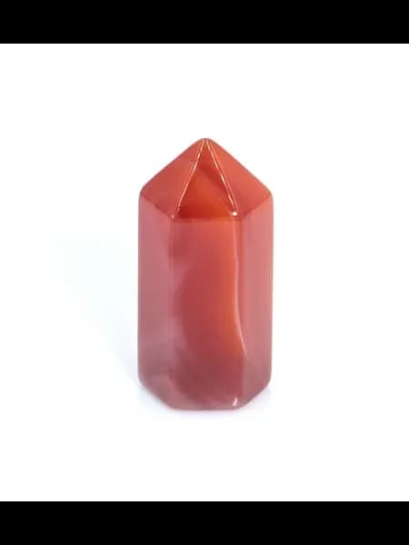 Сердоликовый агат кристалл, натуральный минерал (3,5 см)