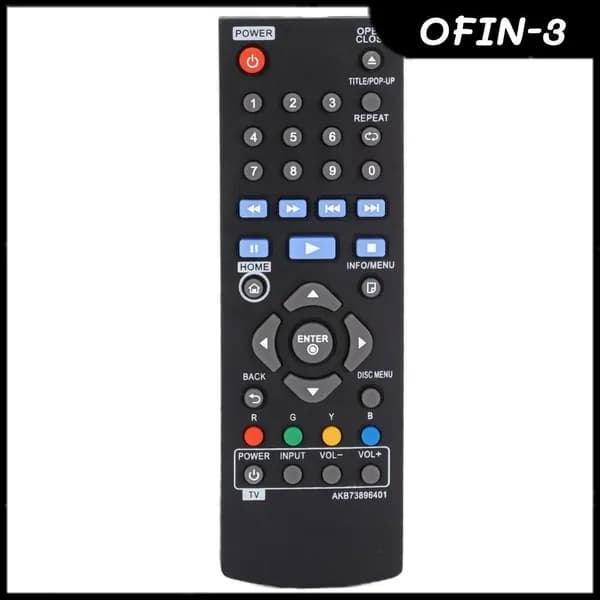 Пульт ДУ для LG, Замена, для DVD-плееров LG BP340 BP135 BP335W