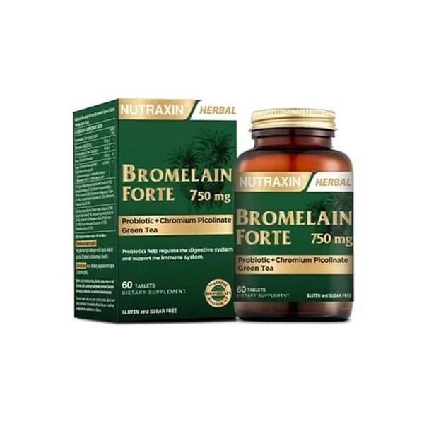Nutraxin Bromelain Forte 60 таблеток