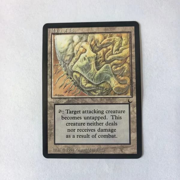 Карта Magic: The Gathering Maze of Ith, The Dark, Земля, Английская