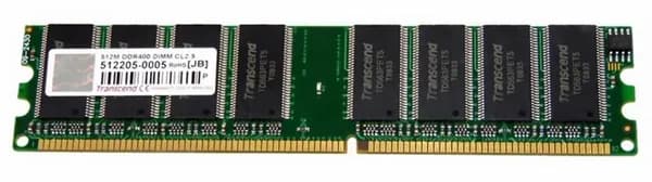 Transcend Оперативная память DDR, 400 МГц, 1 x (TS64MLD64V4J)