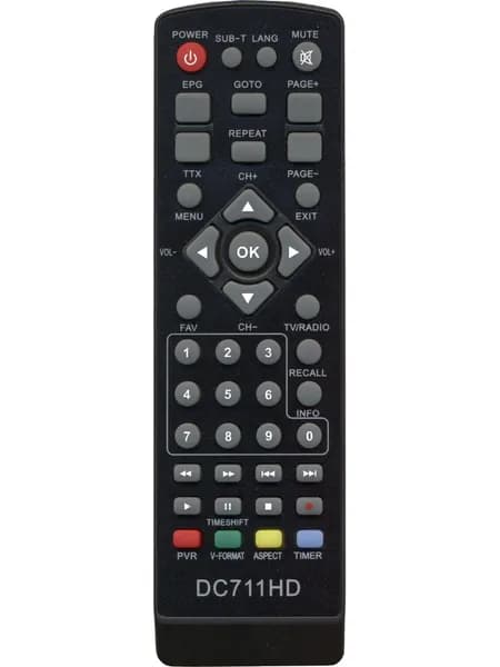 Пульт для приставки D-Color KASKAD SELENGA Superbox Yasin GoldMaster Openbox Gold DC711HD