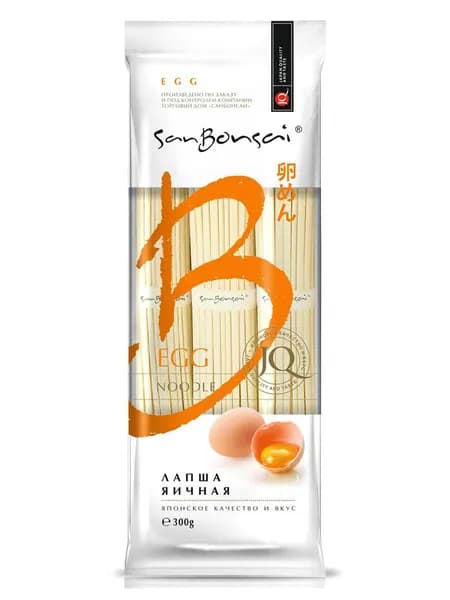 SanBonsai Egg лапша яичная, 300 г