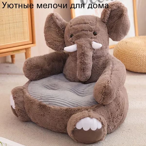 Прямой диван 50х50х45 см,серый