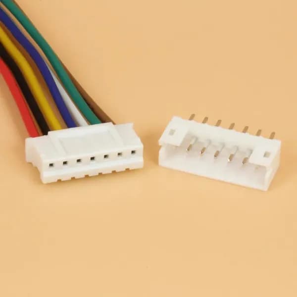 JST PH 2.0мм 7pin кабель с разъемом 30см. / Разъем на плату JST PH 7pin / 5шт.