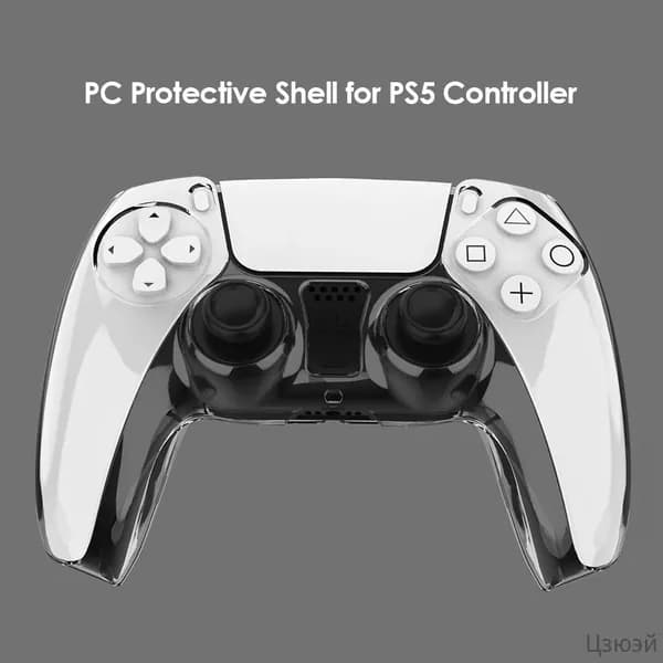 Прозрачный чехол из поликарбоната для контроллера PlayStation 5