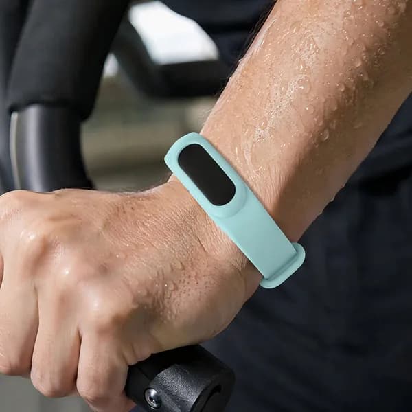 Силиконовый ремешок для фитнес-трекера Fitbit Air, светло-голубой, 254,3 мм