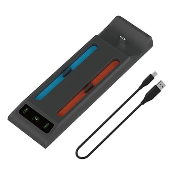 Зарядная станция для Joy-Con и контроллера Switch 2 PRO с магнитным креплением и LED-индикатором