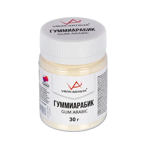 VISTA-ARTISTA гуммиарабик художественный, для водорастворимых красок, 30 грамм VAGD